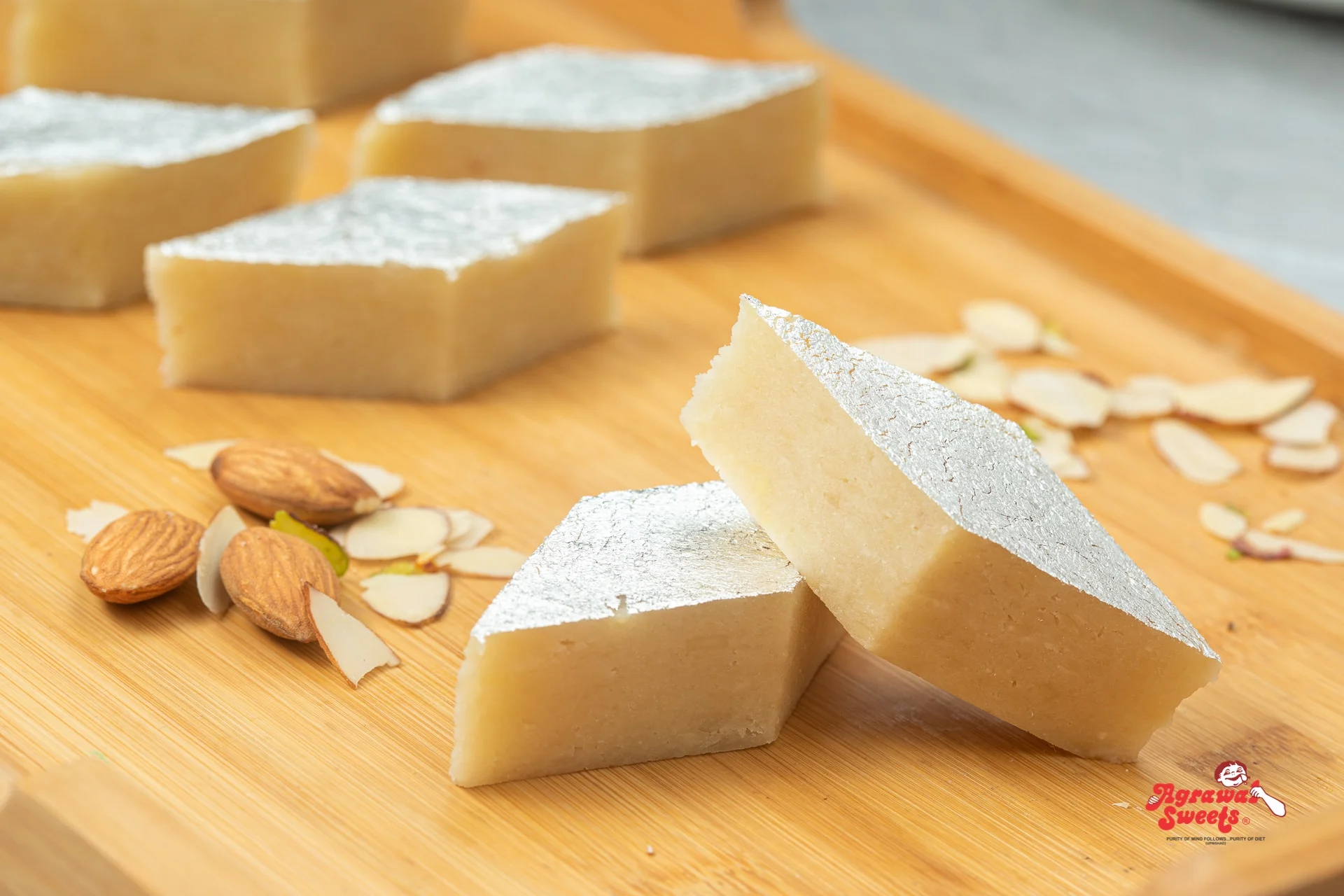 Badam Katli - 500 Gms - Agrawal Sweets
