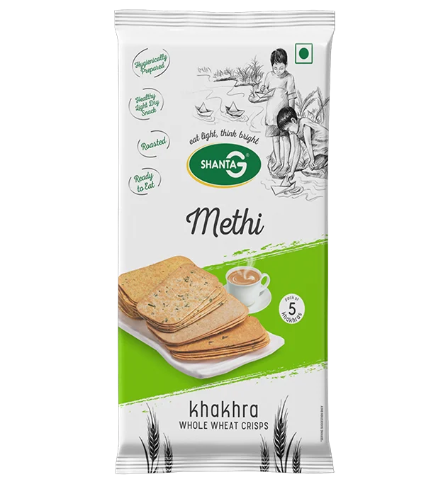 Shanta G Crisps - Methi- Set of 4 Packs 1 Shanta G Crisps - Methi- Set of 4 Packs
