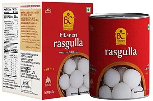 Bhikaram Chandmal Gulab Jamun Tin - 1Kg