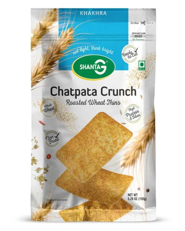Chatpata Crunch Khakhra Wheat Thins - Roasted