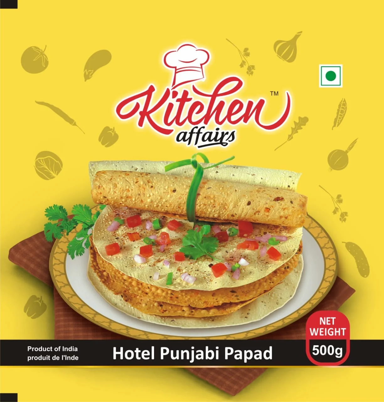 Hotel Punjabi Papad-500 gms