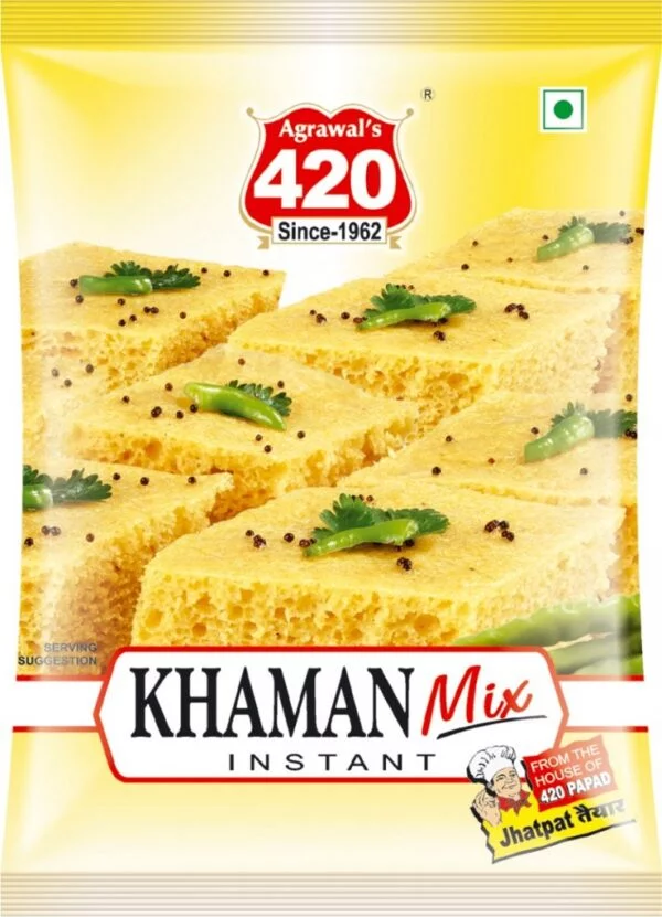 INSTANT KHAMAN DHOKLA MIX - AGRAWAL 420