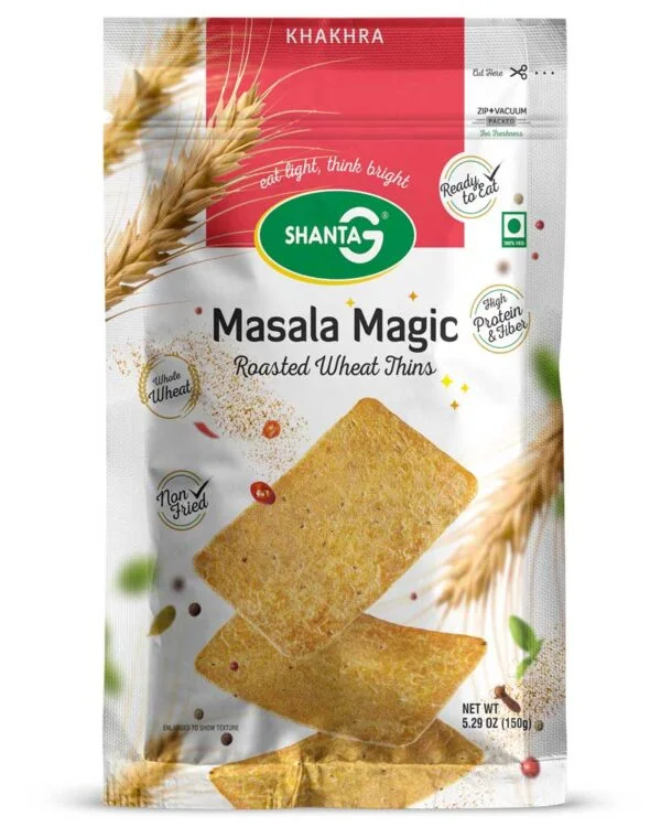 Masala Magic Khakhra Wheat Thins - Roasted