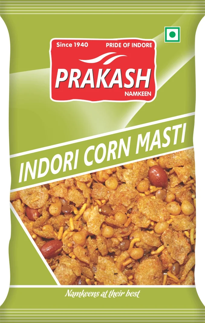 Indori Corn Masti - Prakash Namkeen - 500 Gms