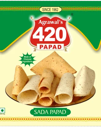 420 MOONG SADA PAPAD - 1kg